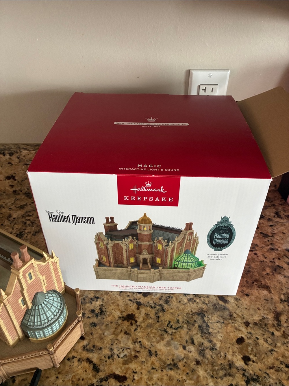 Hallmark Haunted Mansion Interactive Tree Topper - Picture 8 of 9